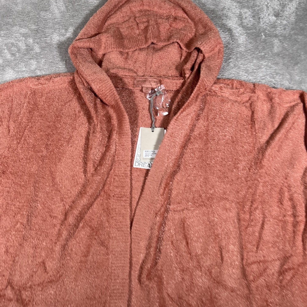 Barefoot Dreams Sweater Womens 2X Amberglow CozyChic Hooded Cardigan - Picture 2 of 10